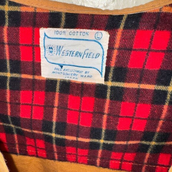 Westernfield Vintage Hunter Hunting Vest Size Large Brown - Picture 3 of 3